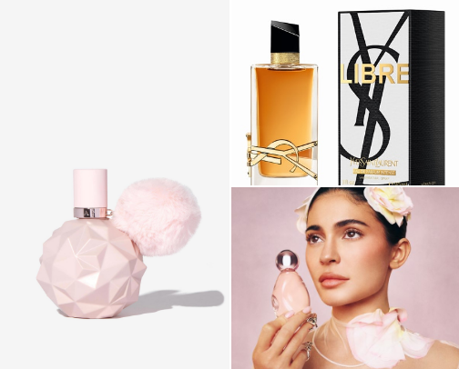 My favourite fragrances, xo cover photo collage