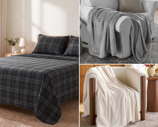 Winter Bedroom Refresh: Warm Layers and Calm Light cover photo collage