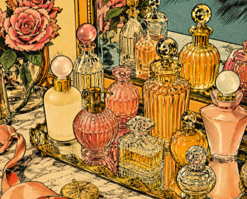 parfumerie cover photo collage