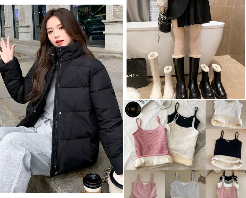 Snow Season Style cover photo collage