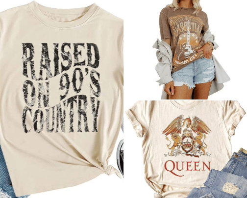 Graphic T's cover photo collage