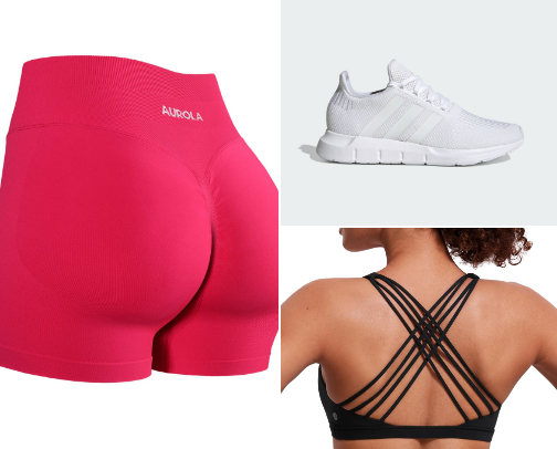 gym essentials 🏋️‍♀️💪🤸‍♀️ cover photo collage