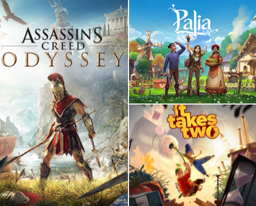 Fav games by a cozy girlie cover photo collage