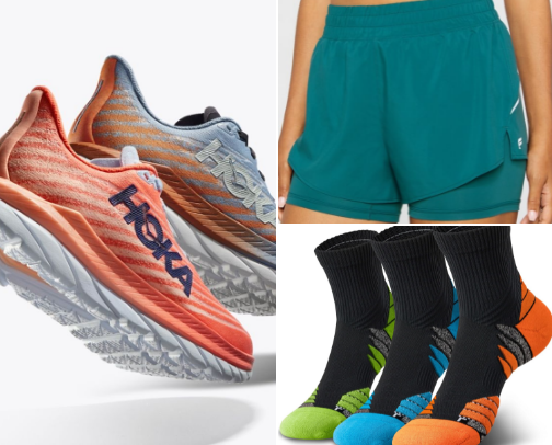 My favorite athletic gear for the everyday gal. cover photo collage