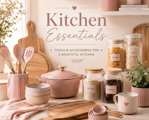My Favorite Kitchen Essentials cover photo collage