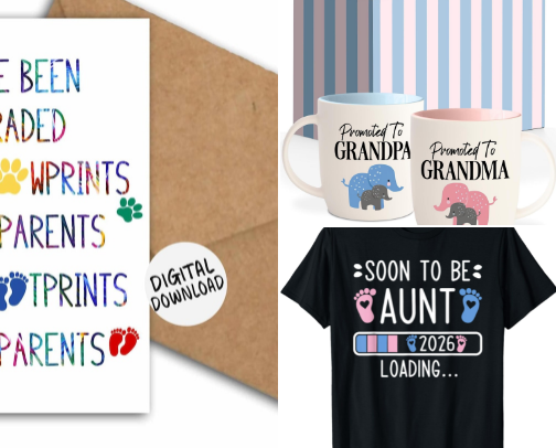 Fun ways to announce a pregnancy to family, friends and grandparents. cover photo collage