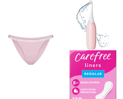 Feminine Hygiene Essentials cover photo collage