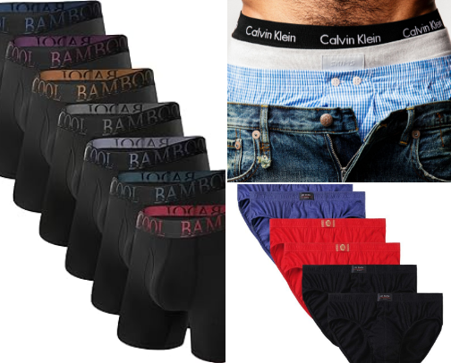 Underwear For Men cover photo collage