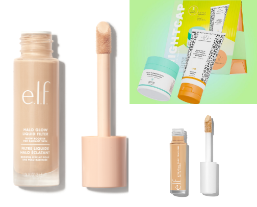 makeup and skincare for every skin type . cover photo collage