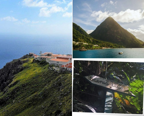 Hiking in Saba cover photo collage
