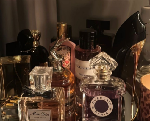 Magical perfumes cover photo collage