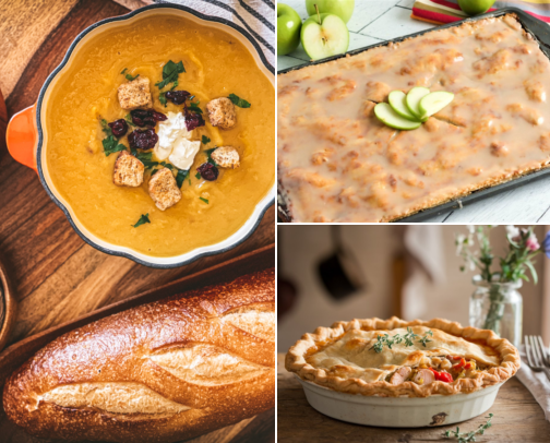 Fall Recipes From My Kitchen cover photo collage