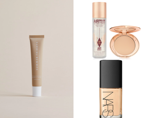 clean girl makeup cover photo collage