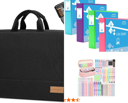 Back-to-School Must-Haves: Style, Supplies & Organization. cover photo collage
