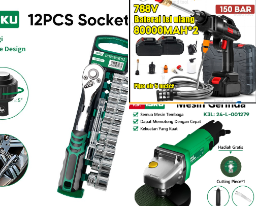 tools equipment cover photo collage
