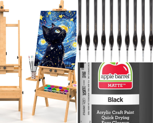 Budget Friendly Art Supplies cover photo collage