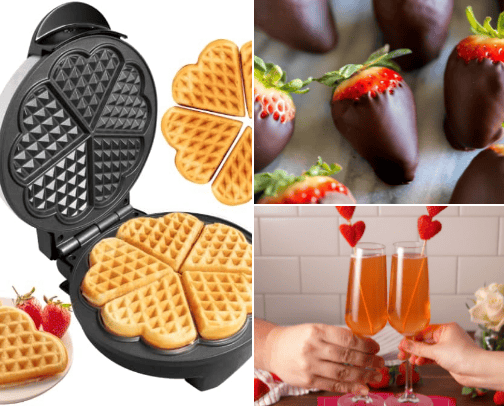 Romantic stuff to do for 2 on Valentine's Day 😘.  Starting with breakfast @ midnight cover photo collage