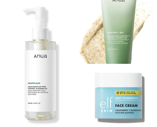 Skincare Products I Rely On cover photo collage