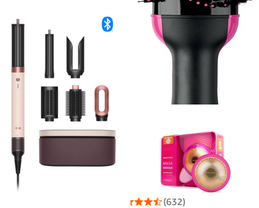 Hair and skin tools and products cover photo collage