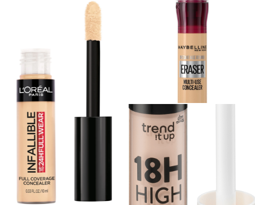 BEST DRUGSTORE CONCEALERS cover photo collage
