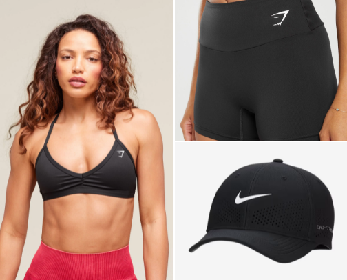 My gym closet 🏋️‍♀️ cover photo collage