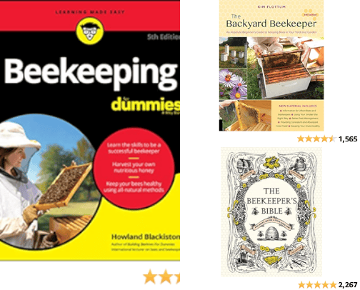 Best Books for Beekeepers cover photo collage