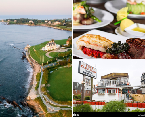Top Things to Do in Newport, Rhode Island cover photo collage