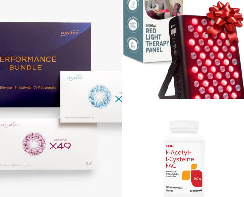 Peak Human Blueprint: Advanced Wellness & Longevity Essentials cover photo collage