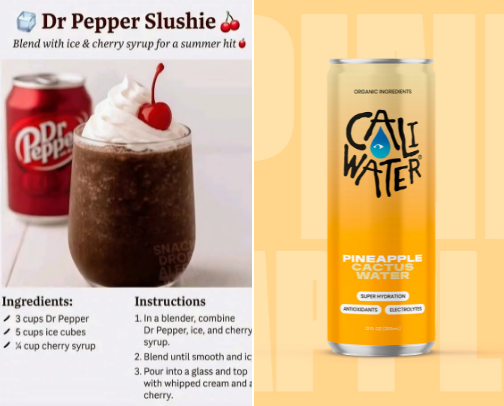 The Heat Is On. Drink It In. cover photo collage