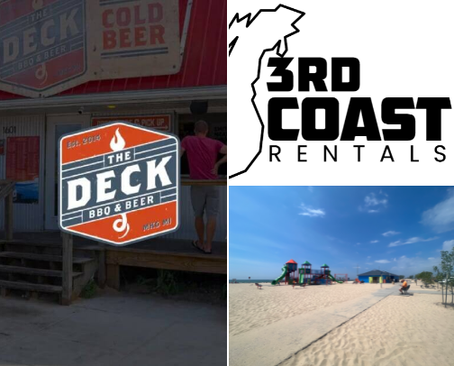 !! Places to Visit, Eat, and Stay at in Muskegon, MI !! cover photo collage