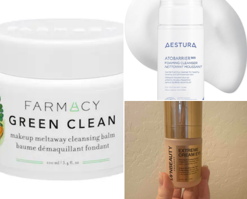 Favorite skincare cover photo collage