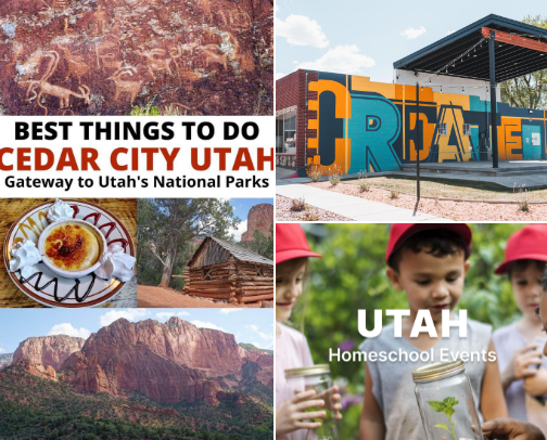 Homeschool in Southern Utah cover photo collage