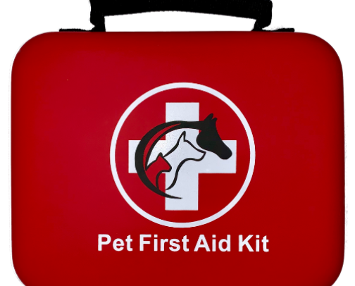 Pet first aid kits and supplies cover photo collage