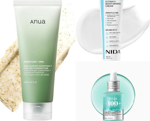 Glass Skin Routine cover photo collage