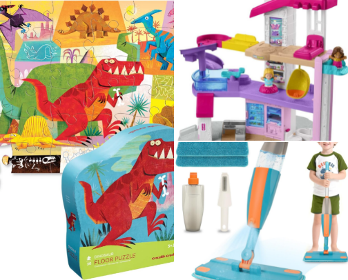 Favorite toddler toys/puzzles cover photo collage