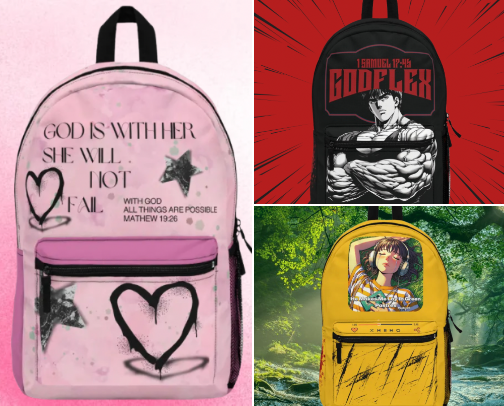 Backpack Must haves for church or school cover photo collage