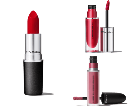 MAC - cosmetics cover photo collage