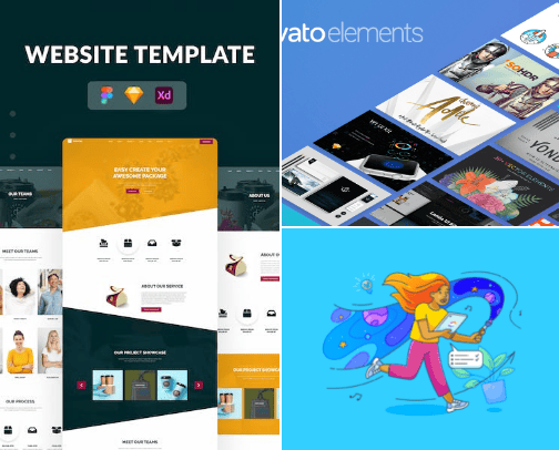 Web and Social Media Design Tools cover photo collage