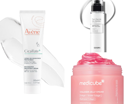 Skincare must haves for glowing skin cover photo collage