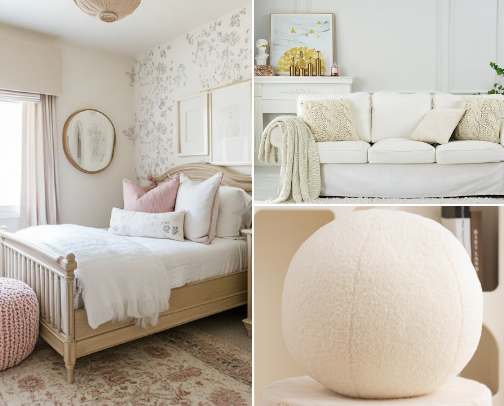 Vanilla Girl Aesthetic / Cozy Bedroom cover photo collage