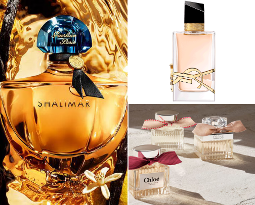 Choose a perfume based on the vibe you want to have. cover photo collage