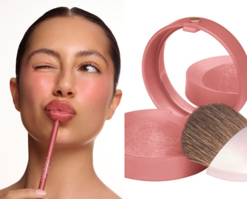 Our BLUSHING era cover photo collage
