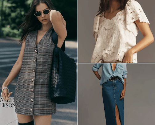 Anthropologie finds cover photo collage