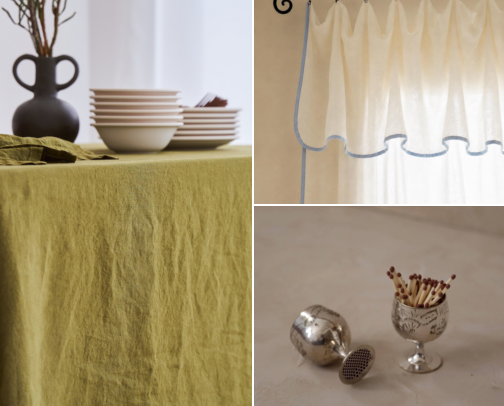 Things that make home feel special and curated ! cover photo collage