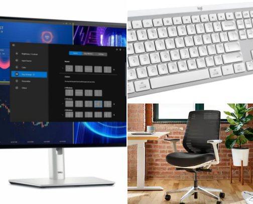 Best Work-From-Home & Desk Setup Essentials cover photo collage
