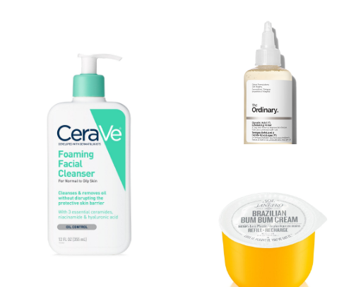 Skincare cover photo collage