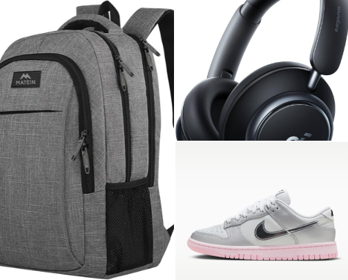 The Ultimate Aesthetic College Commuter Essentials (Tech + Fashion) cover photo collage