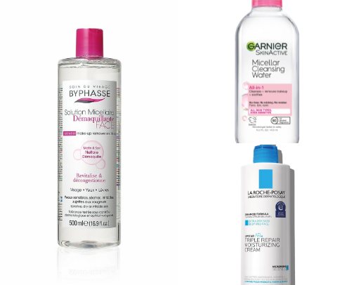 Skincare cover photo collage