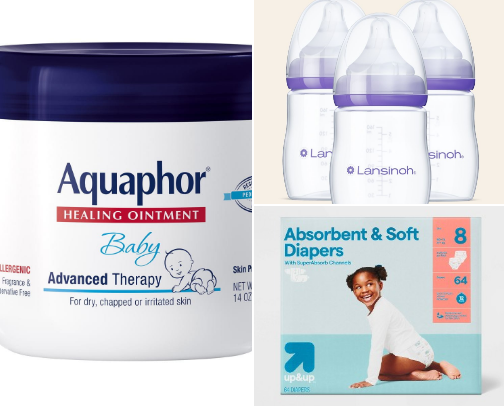 Baby products cover photo collage