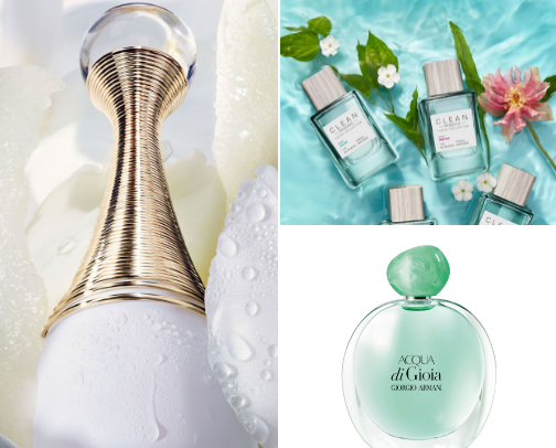 Favorite clean, shower fresh scents.. cover photo collage